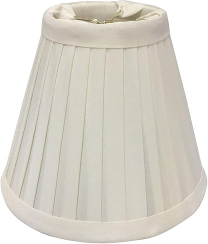Royal Designs, Inc. CS-841WH Pleated Empire Chandelier Shade, 3 x 6 x 5, White