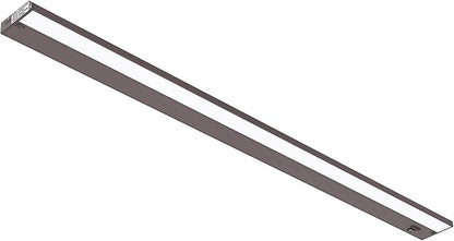 Getinlight 48-inch 3 Color Levels LED Under Cabinet Lighting, Hardwired or Plugged-in, Selectable White 2700K/3000K/4000K, Dimmable, Bronze Finished, IN-0210-6-BZ