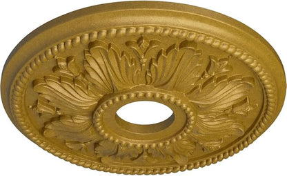 Ekena Millwork CM18ED1PGS Edinburgh Ceiling Medallion, Pharaohs Gold