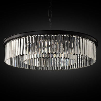 Crystal Chandeliers Modern Contemporary Ceiling Lights Fixtures Pendant Lighting for Dining Room Living Room Chandelier D33.5 (8 Lights)