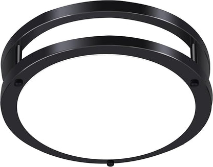Hlite 36W 13inch LED Flush Mount Ceiling Light, 3600LM Super Bright, 5000K Daylight White, Oil Rubbed Bronze Low Profile Ceiling Light Fixture for Bedroom Kitchen Bathroom Hallway
