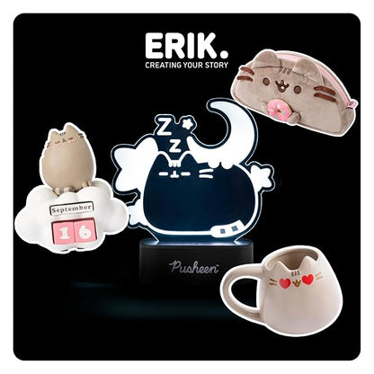 Grupo Erik Official Pusheen Lamp - Kawaii Stuff - Pusheen Gifts - Pusheen Gamer Girl Lamp - Pusheen The Cat Lamp - Baby Night Light - Cat Light