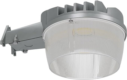 HALO ALB Outdoor Dusk-to-Dawn LED Security Area Light with 7000 Lumens, Wall or Pole Mount - Textured Gray