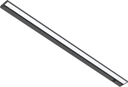 LAGOM Halo Under Cabinet Light, 40‑Inch Hardwired Dimmable LED, 2700K/4000K/5000K, Power Cord Sold Separately, Black, UC0140BK27