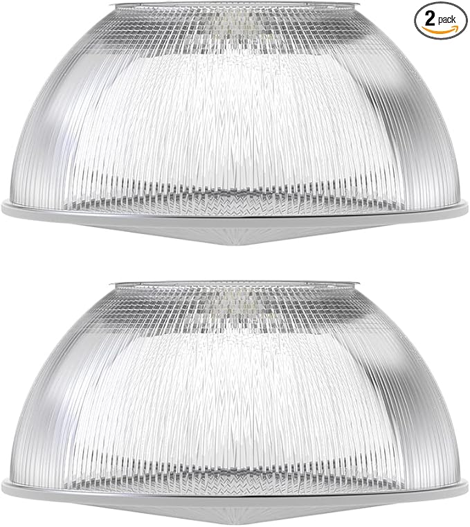 HYPERLITE 60 Degree PC Reflector ONLY for Hero Series LED High Bay Light (Clear with Cover) 2-Pack