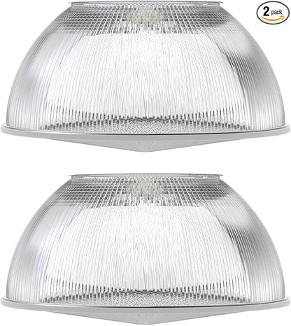 HYPERLITE 60 Degree PC Reflector ONLY for Hero Series LED High Bay Light (Clear with Cover) 2-Pack