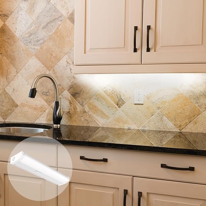 Juno UCES 12 Inch LED Under Cabinet Lighting, LED Kitchen Cabinet Light Fixture Hardwired, Dimmable, Damp Rated, Selectable Soft, Warm, Neutral, Cool, Daylight White Light (UCES 12IN SWW5 90CRI WH M6)