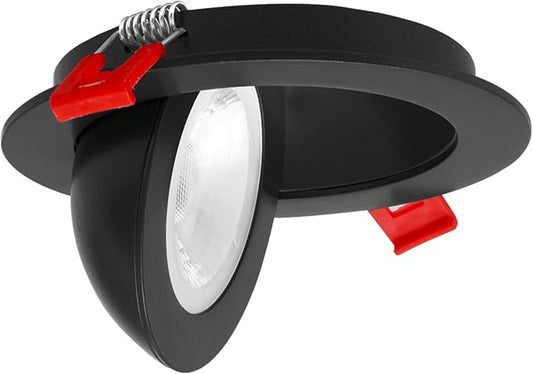 NICOR Lighting DGF43120SRDBK DGF4(v3) Canless Downlight, 4 Inches, Black