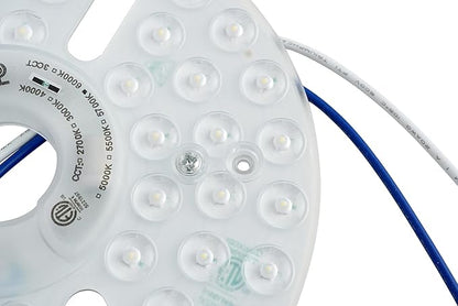 22W 6.3'' Retrofit Light Kit for Ceiling Fan Light Replacement Panel PCB 3000K 6000K 2420LM 120V CRI90 Dimmable (White 6000K)