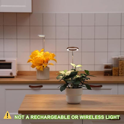 Plant Grow Light,Yadoker LED Growing Light Full Spectrum for Indoor Plants,Height Adjustable, Automatic Timer, 5V Low Safe Voltage,Idea for Small Plant Light