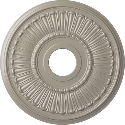 Ekena Millwork CM16MLPWS 16"OD X 3 5/8"ID X 3/4"P Melonie Ceiling Medallion Fits Canopies Up to 6 3/8", Pearl White