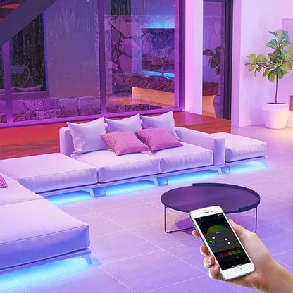 Mini RGB Bluetooth Controller Music LED Light Strip Controller for RGB Tape Lights Smart APP Control USB 5V 12V 24V