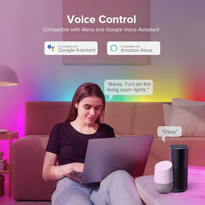 BTF-LIGHTING DR03W SPI RGB 2.4G WiFi Controller Tuya APP/Smart Life/Google Home/Alexa Control Support WS2812B WS2811 WS2815 etc Addressable LED Strip Work with WR01RF RC03RFB RF Remote