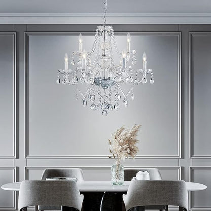 Saint Mossi 9 Light Modern Contemporary Elegant Crystal Glass Chandelier Pendant Ceiling Lighting Fixture