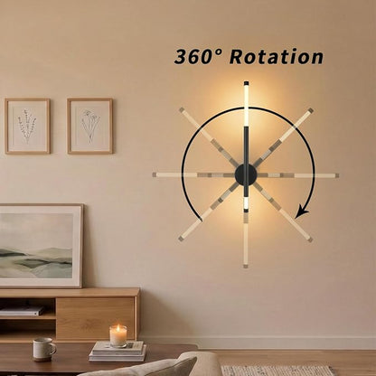 Battery Operated wall Sconce Set of Two Peel and Stick Cordless Wireless Rechargeable wall Lights Black Modern Decor with Remote Control for hallways Living Room Bedroom Bedside