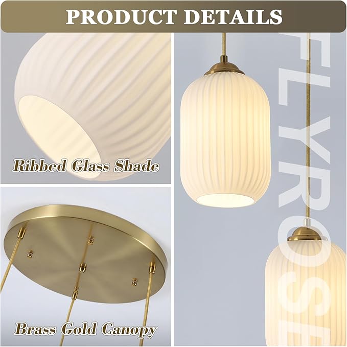 3 Light Cluster Gold Pendant Lighting Small Milk Glass Pendant Light White Cylinder Hanging Pendant Light Antique Brass Pendant Lights Kitchen Island