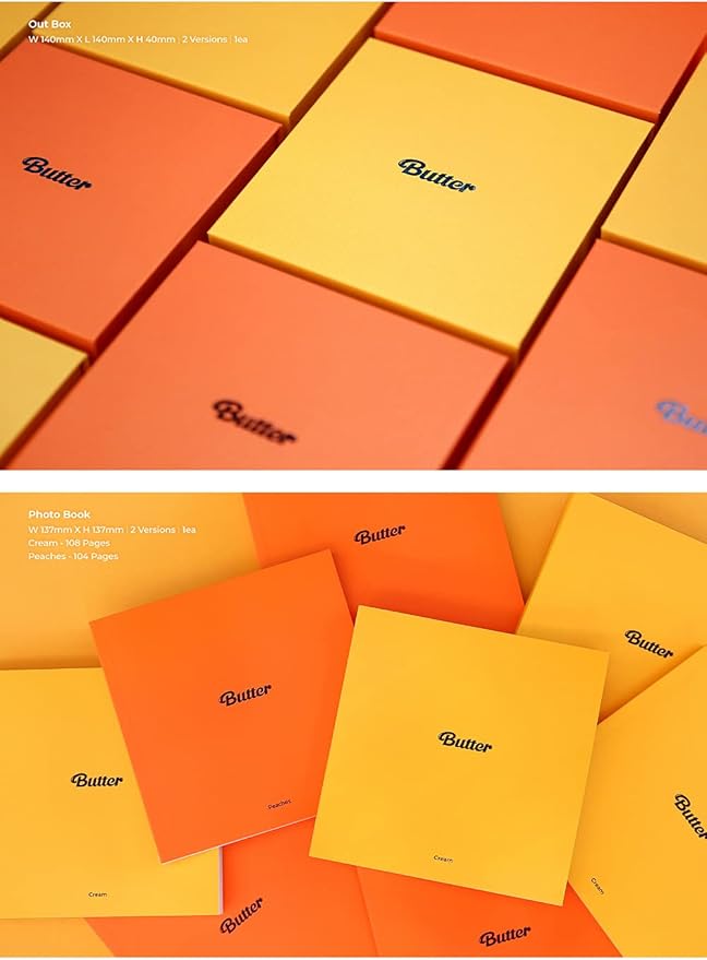 Big Hit Entertainment KTMMD1083 BTS - Butter Album+Extra Photocards Set (Cream ver.)