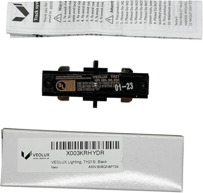 Lighting, H Track I Connector in Black