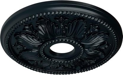 Ekena Millwork CM18ED1NSF Edinburgh Ceiling Medallion, Night Shade