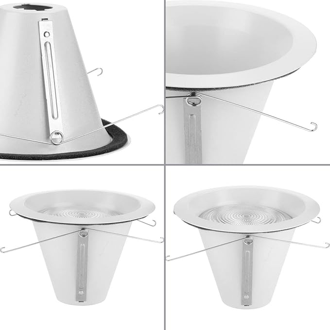 Progress Lighting P806001-028 6" Recessed Open Trim Satin White for Progress Lighting 6" Housing (P806N Series)
