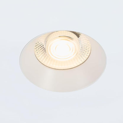 Maxxima 6 in. Trimless Ultra-Thin Recessed Anti-Glare LED Downlight Canless IC Rated 2000 Lumens 5 Color Temperature Selectable 2700K/3000K/3500K/4000K/5000K Dimmable 90 CRI 5 CCT Slim J-Box Included