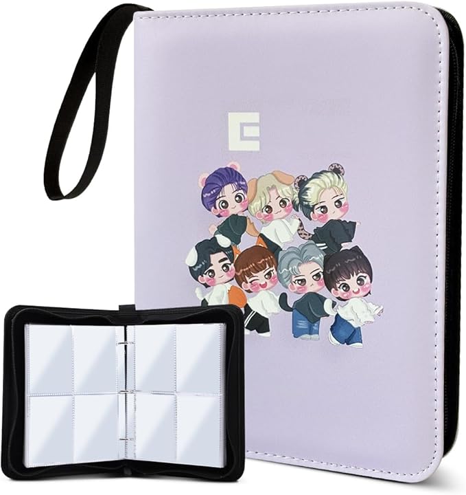 Cute Photocard Binder 400 Pockets Photocard Holder Book with Sleeves Photo Album for Lomo Cards