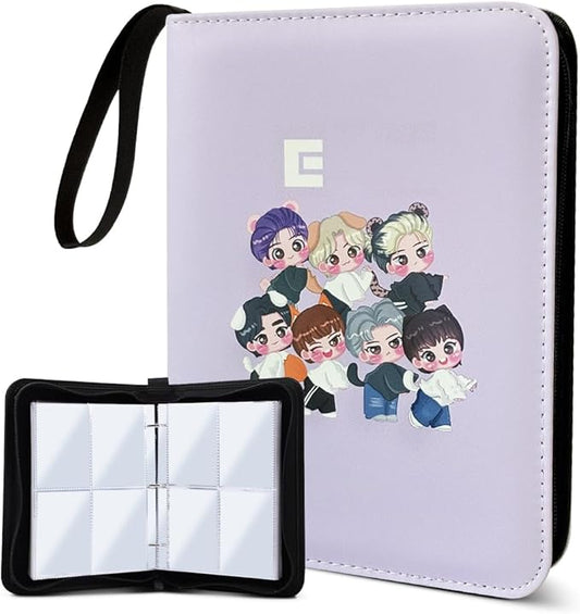 Cute Photocard Binder 400 Pockets Photocard Holder Book with Sleeves Photo Album for Lomo Cards