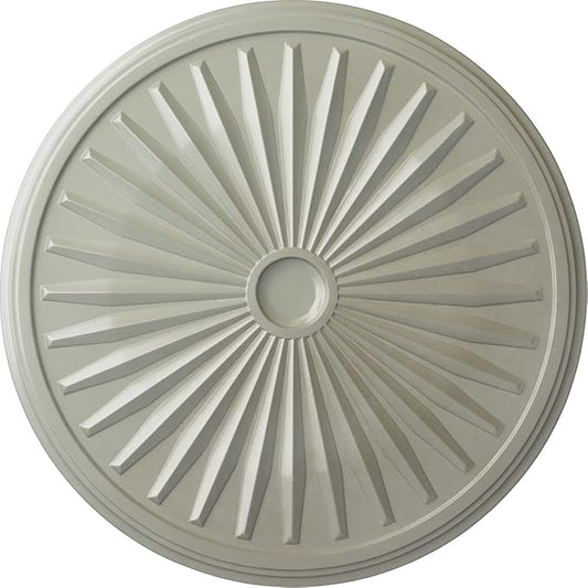 Ekena Millwork CM33LEFCS Leandros Ceiling Medallion, Flash Copper, 33-1/8" x 3-1/2" x 1-3/8"