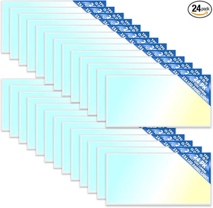 24Pack 2x4 LED Flat Panel Light LED Drop Ceiling Light Fixture, 5 CCT 3000K-6500K Adjustable & 5 Wattage 30-72W Selectable Recessed Back-Lit Fixture for Office, ETL Listed