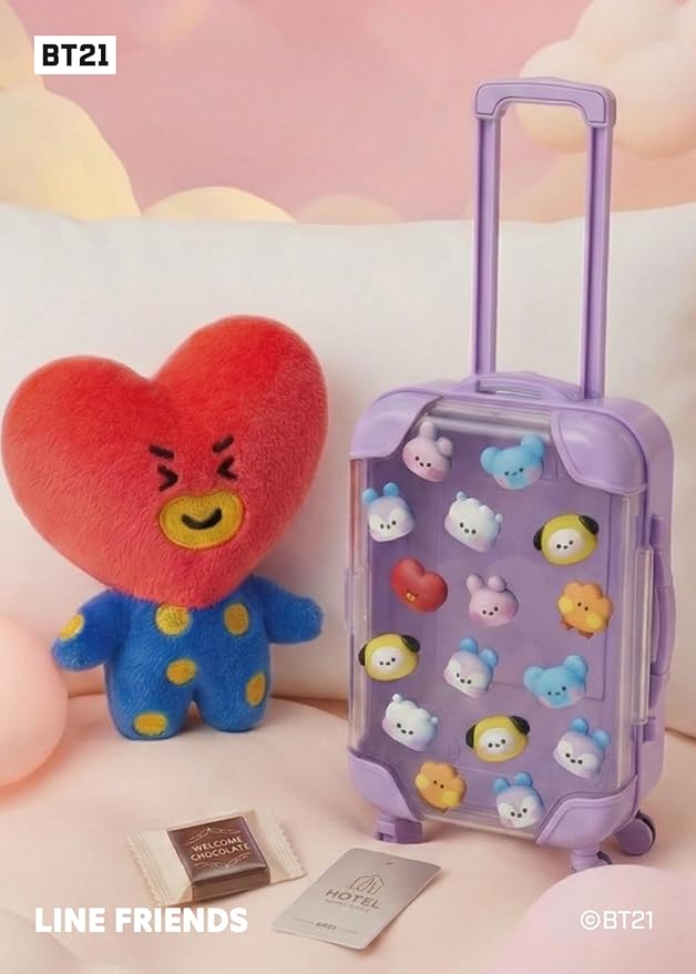 Line Friends Official BT21 mini BIG & TINY Edition Luggage - TATA
