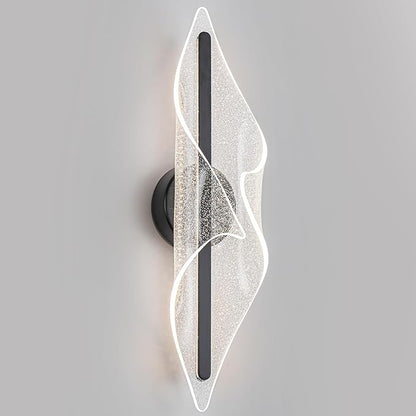 Modern Wall Sconce Light 22.4In Black Wall Lghting LED Dimmable Wall Lamp for Living Room Hallway Bathroom Bedroom Stairs Indoor