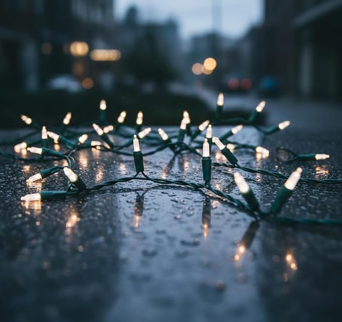 Brite Star 300 Count Mini String to String Lights, Green Wire, Clear