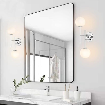 BYOLIIMA Modern Chrome Wall Sconce, 7.5" W x 20" H, G9 Base, Fully Dimmable, Ideal for Bathroom, Kitchen, Living Room, Office