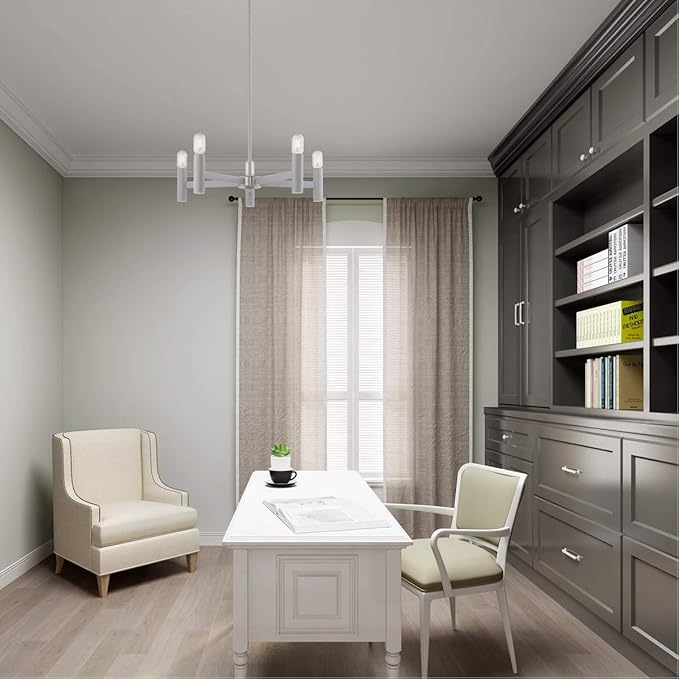 Livex Lighting 5 Lt Nordic Gray Chandelier