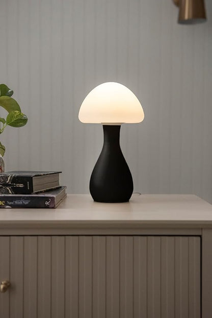 Mushroom Table Lamp - Durable for kids/adult bedroom Night Light, Modern Nightstand Table Lamp for reading with 10 Adjustable Light Temperatures, Bedside Lamp for Unique, Aesthetic Home Decor