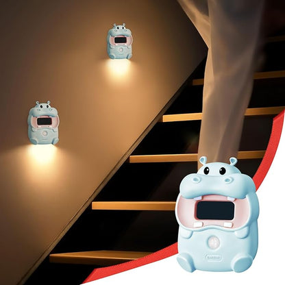 Light-Powered Motion Sensor Night Light, Magnetic Wall Mount/Tabletop, Auto On/Off, 3000K Warm White for Bedroom, Hallway, Bathroom, Kids Room, Best Thoughtful Gift for Holiday & Birthday