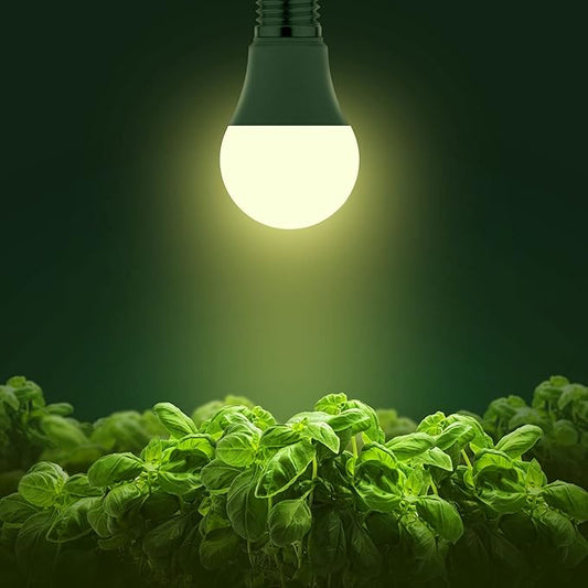 Briignite Grow Light Bulbs, LED Grow Light Bulb A19 Bulb, Full Spectrum Grow Light Bulb, Plant Light Bulbs E26 Base, 11W Grow Bulb 100W Equivalent, Grow Light for Indoor Plants, Seed Starting, 12Pack