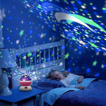 Unicorn Star Projector for Kids, 360° Rotating Night Light Projector with Timer, Stars Ceiling Projection for Girls Room, Birthday Unicorn Gift for Girls Age 3-8, Girls Night Light for Bedroom