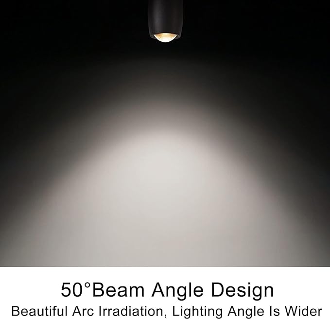 Black Pendant Lights Kitchen Island, Modern LED Pendant Light Fixtures, Small Mini Pendant Lighting Dimmable Hanging for Bathroom, Bar, Dining Room, Bedroom（2-Pack）