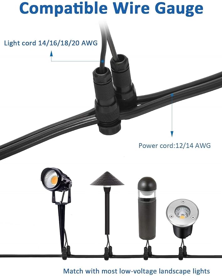 SUNVIE 24 Pack Halloween RGBW Low Voltage Landscape Lights LED Color Changing Landscape Lighting with Remote Control and Wire Connectors, AC/DC 12V-24V Waterproof Outdoor Spotlight for Yard Garden