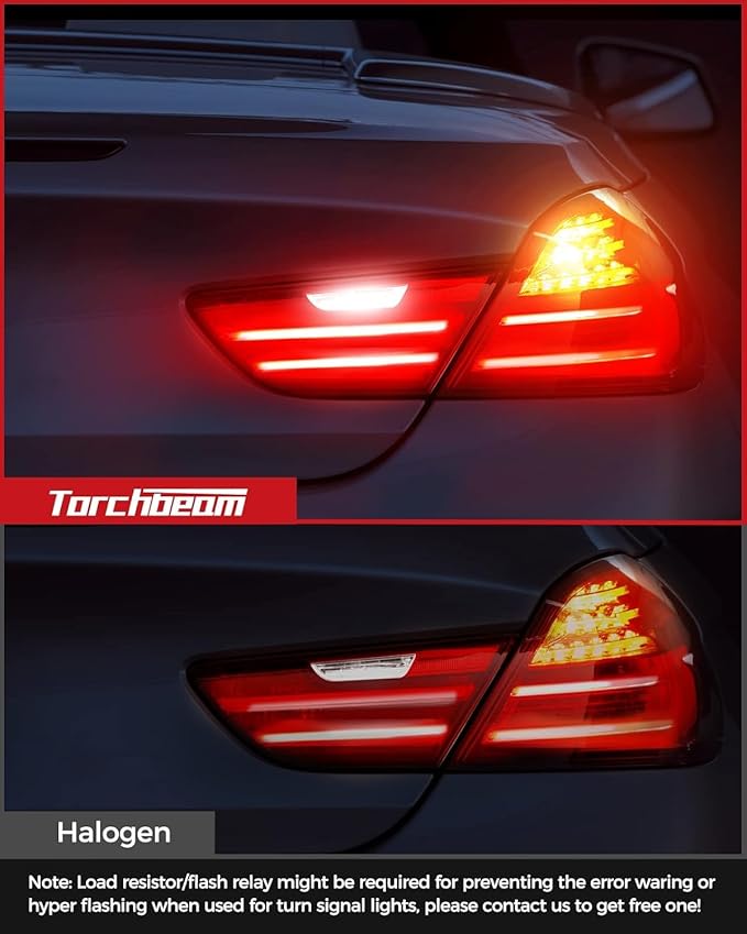Torchbeam 3157 LED Bulb Reverse Lights 6000K White, 600% Brighter 3156 3056 3057 4157 3457 4057 Automotive Backup Light, DRL, Tail Brake Parking Signal Lights Replacement for Cars, Non-polarity, 2pcs