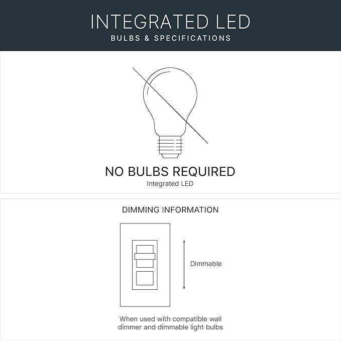 Kichler Gen 1 LED Downlight in White, 6” Ceiling Flush Mount Interior Dimmable Light, 3000K, (6” x 1.5”), 43878WHLED30