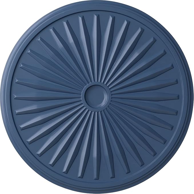 Ekena Millwork CM33LEAMF Leandros Ceiling Medallion, Americana, 33 1/8"OD x 3 1/2"ID x 1 3/8"P