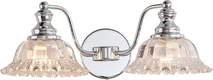 XIEDUN Chrome Vanity Light Chrome Bathroom Lights Vanity Lights for Bathroom Light Fixtures