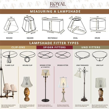 Royal Designs, Inc. CS-841EG Pleated Empire Chandelier Shade, 3 x 6 x 5, Eggshell