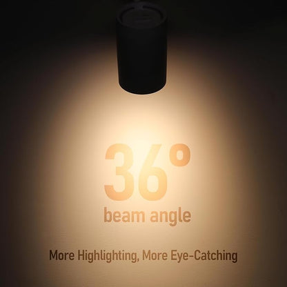 LEONLITE Retail Pro Series 17.5W LED H Track Lighting Heads, ETL Listed, Commercial Dimmable H Track Light Heads for Store Shop Restaurants, CRI90 Track Lighting, 5CCT, Matte White, Pack of 4
