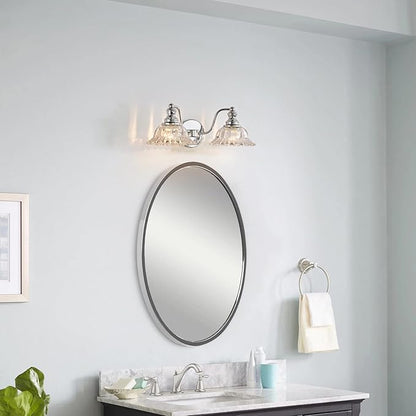 XIEDUN Chrome Vanity Light Chrome Bathroom Lights Vanity Lights for Bathroom Light Fixtures