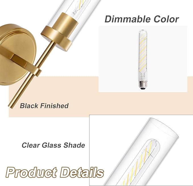 Battery Operated Wall Sconce,Gold Wall Sconces 8000mAh Fast Chargin Dimmable 2Color Temperature Bulbs Endurance 100 Hours Infinitely with Remote Control Wireless Wall Lights for Bedroom Living
