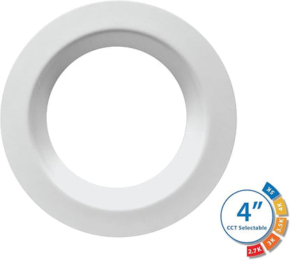 DLR4(v6) 4-inch White Selectable Recessed LED Downlight (12 Pack)
