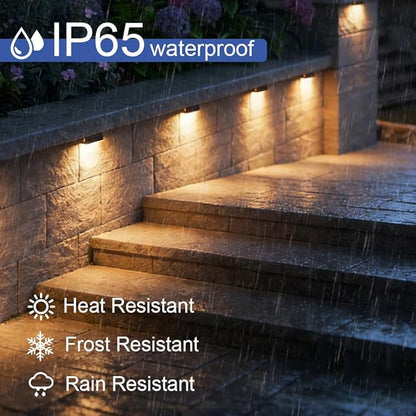 JESLED 8Pack 7inch LED Retaining Wall Lights, 5W Landscape Lighting, LED Hardscape Lighting,12V Paver Lights Low Voltage Hardscape Lights, 5W Outdoor Step Lights, 4000K Nature White, Waterproof